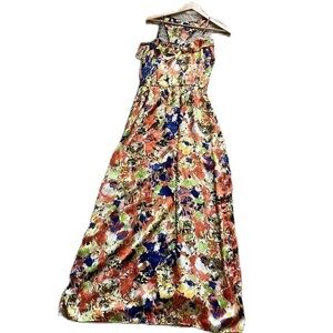 Collective Concepts S multicolor maxi dress